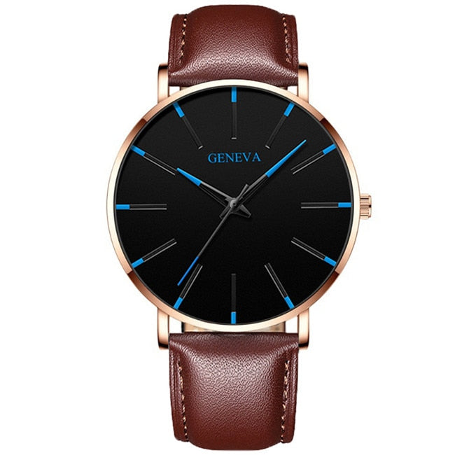 Geneva Minimalist Brown-Black